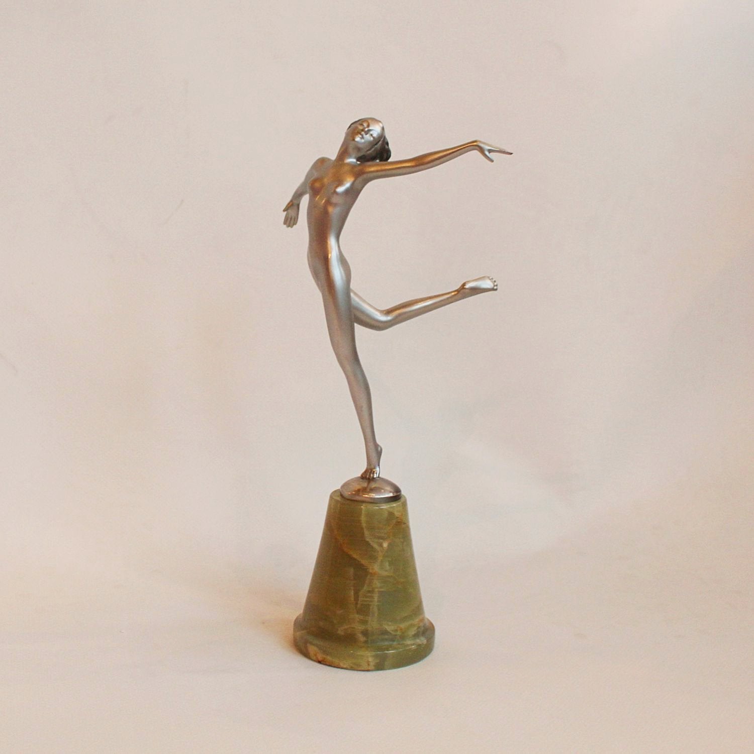 Art Deco bronze dancer sculpture by Josef Lorenzl