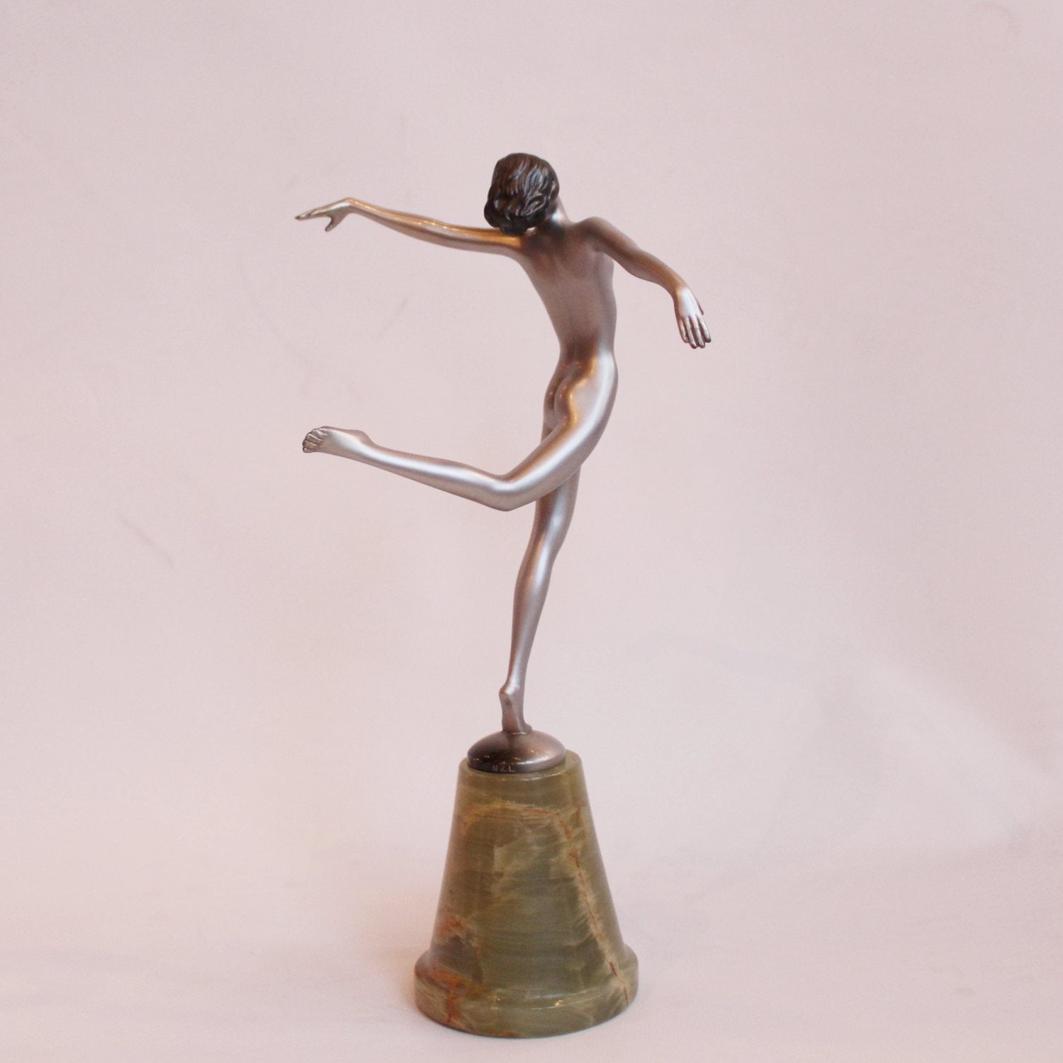 Art Deco bronze dancer sculpture by Josef Lorenzl