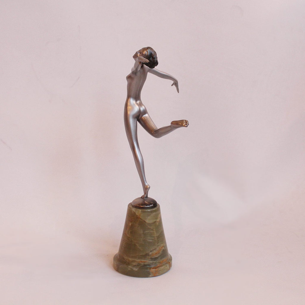 Art Deco bronze dancer sculpture by Josef Lorenzl