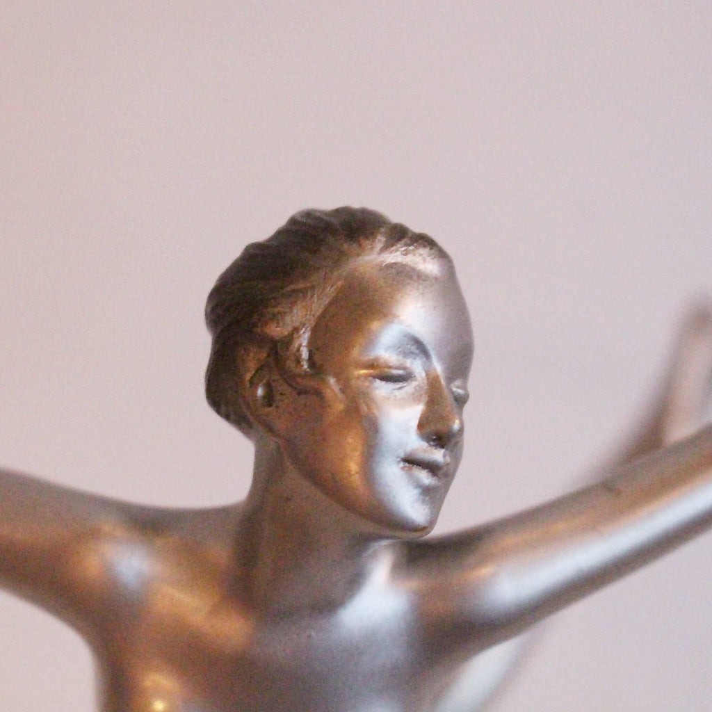 Art Deco bronze dancer sculpture by Josef Lorenzl