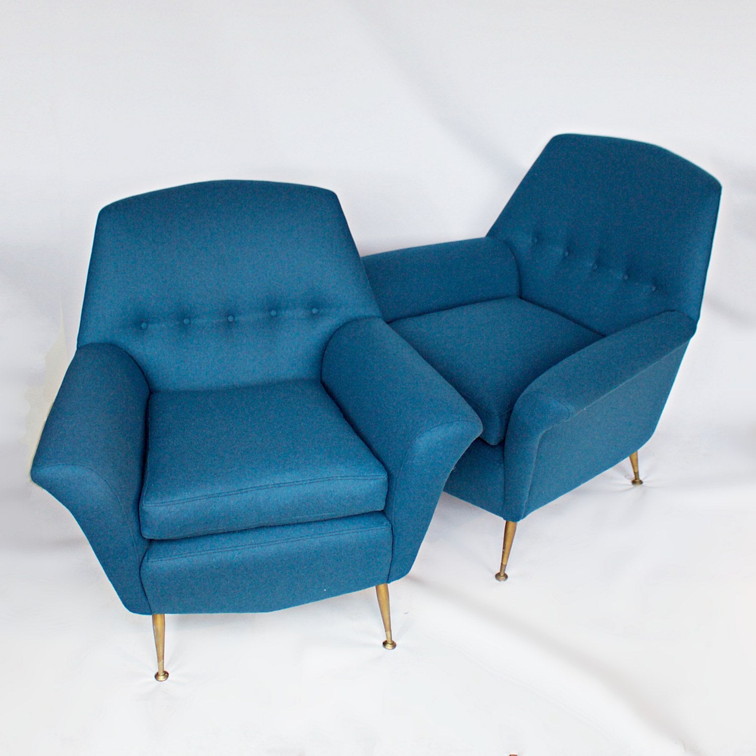 A Pair of Mid-Century Italian Lounge Chairs Jeroen Markies Art Deco