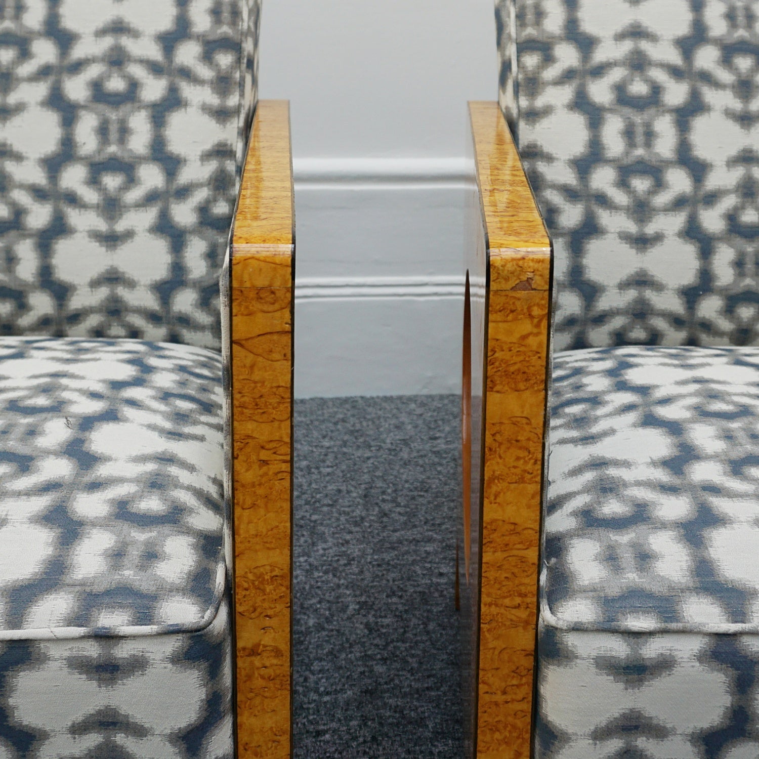 Vintage Art Deco Northern European Club/Lounge Chairs Circa 1930  Karelian Birch - Jeroen Markies Art Deco