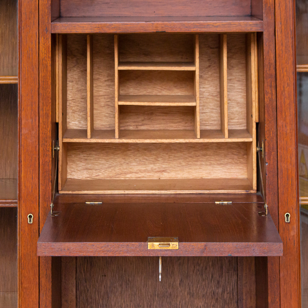 Pair of Secretaire Bookcases