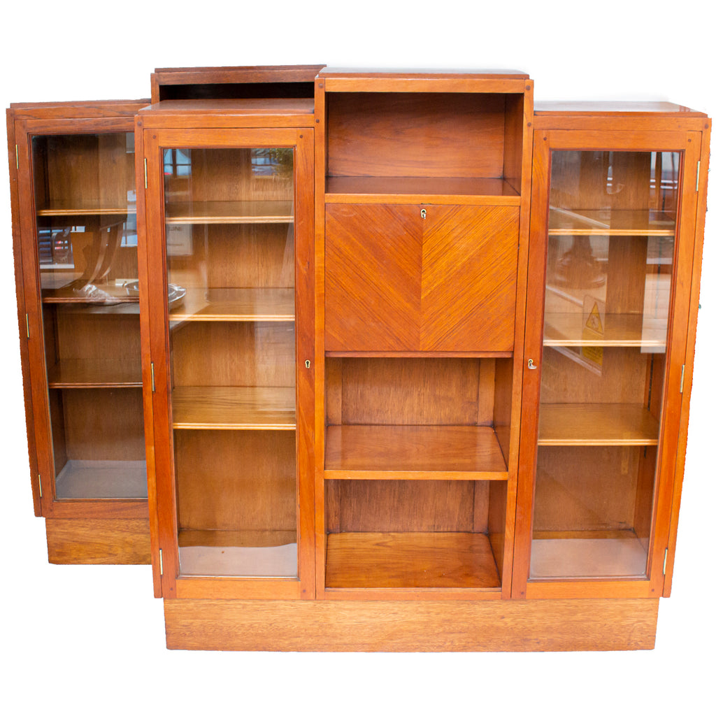 Pair of Secretaire Bookcases
