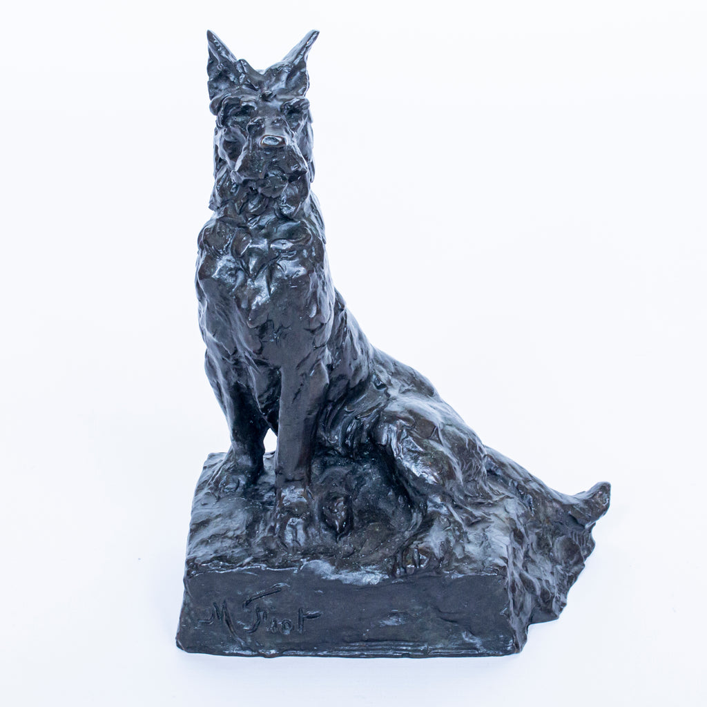Bronze Scottie Dog