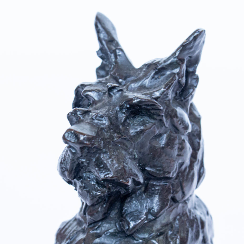 Bronze Scottie Dog