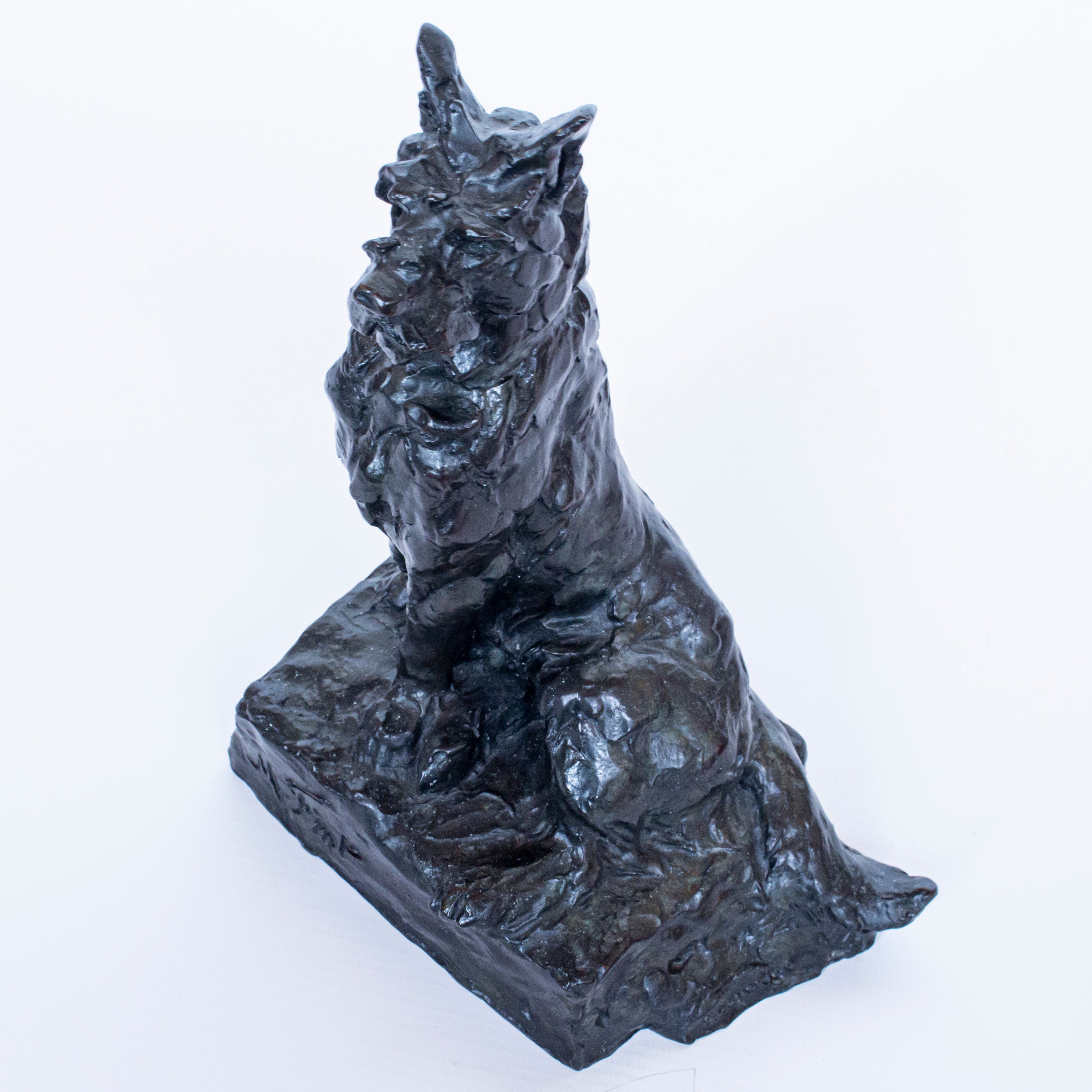 Bronze Scottie Dog