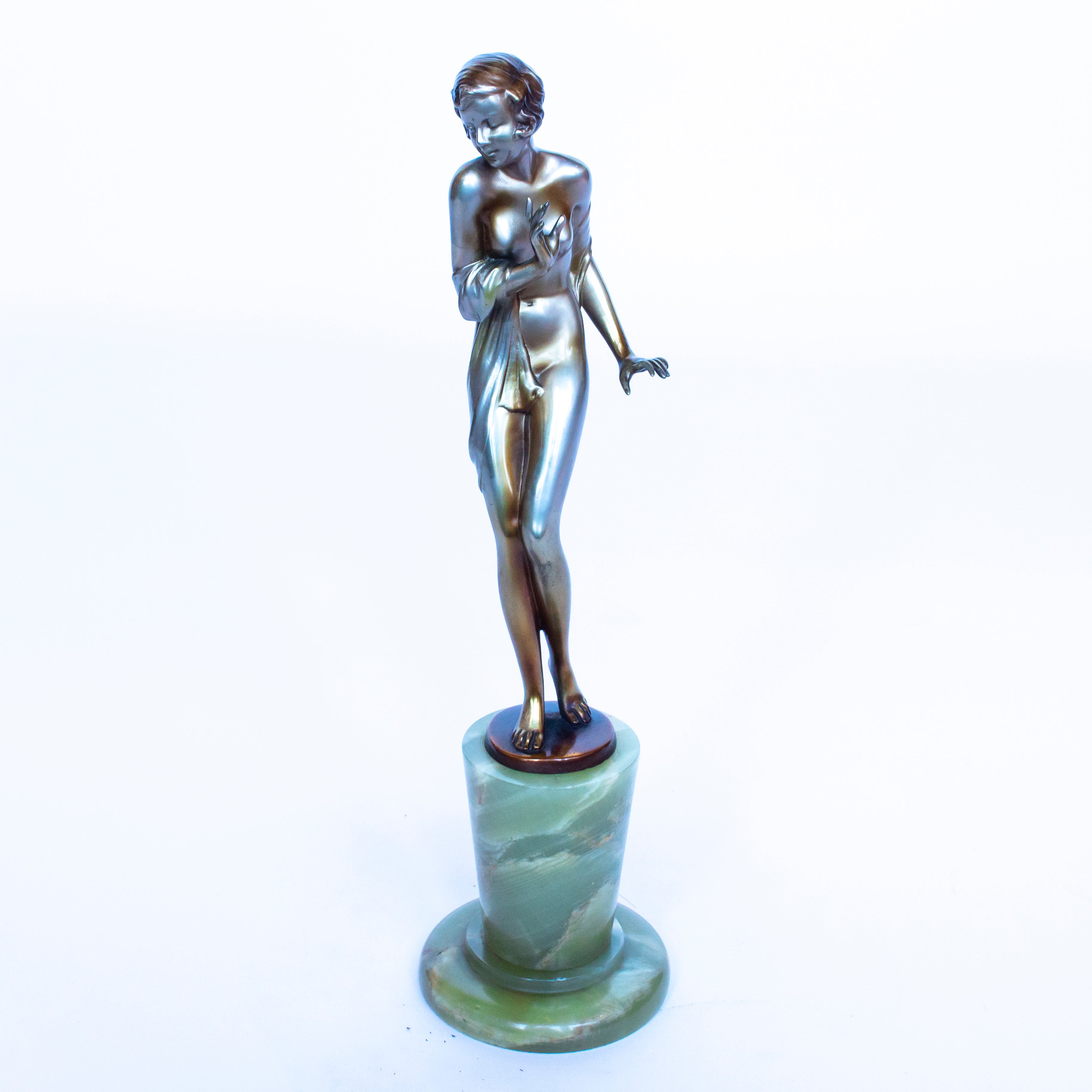 Modesty - Josef Lorenzl - Art Deco Bronze Sculptures - Jeroen Markies Art Deco