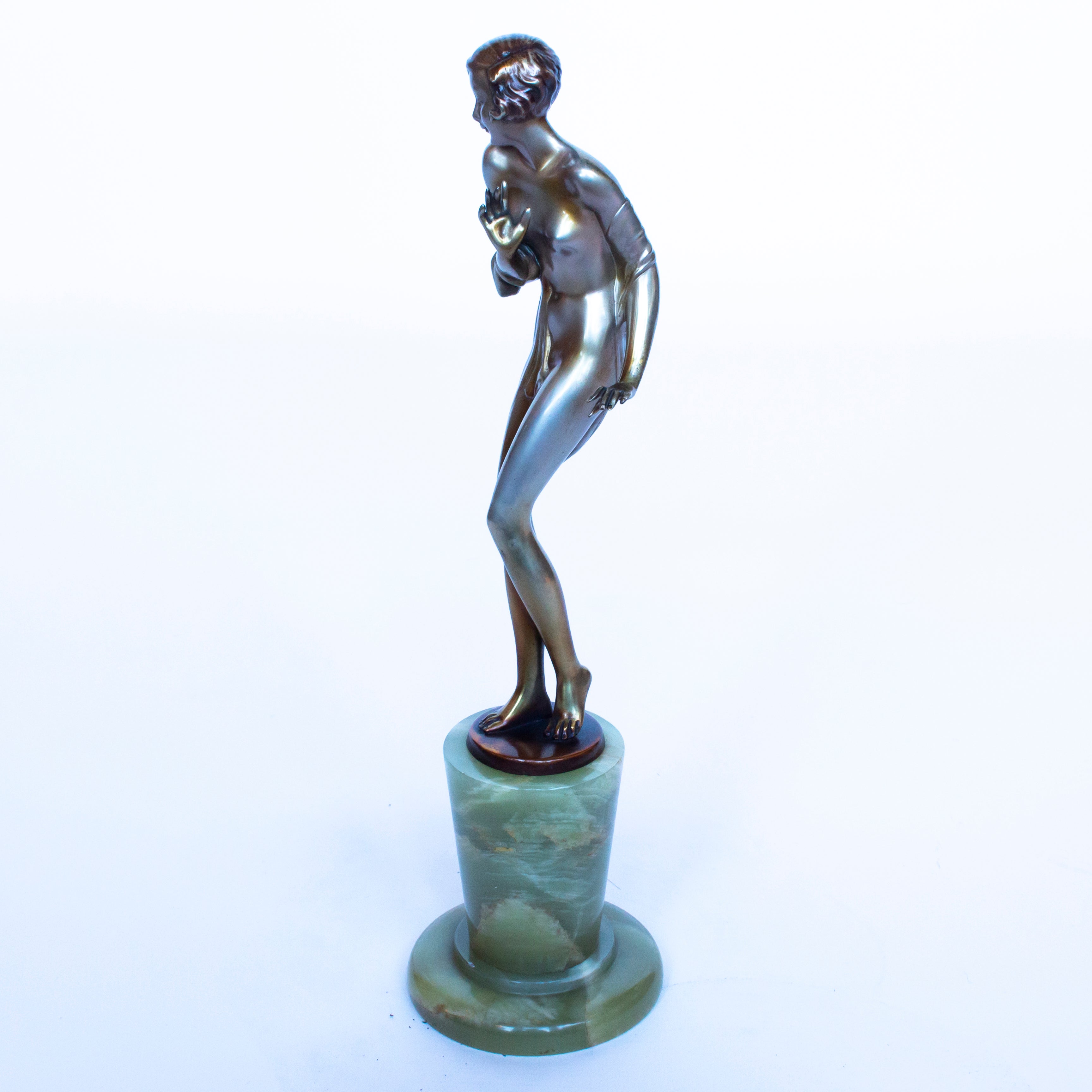 Modesty - Josef Lorenzl - Art Deco Bronze Sculptures - Jeroen Markies Art Deco