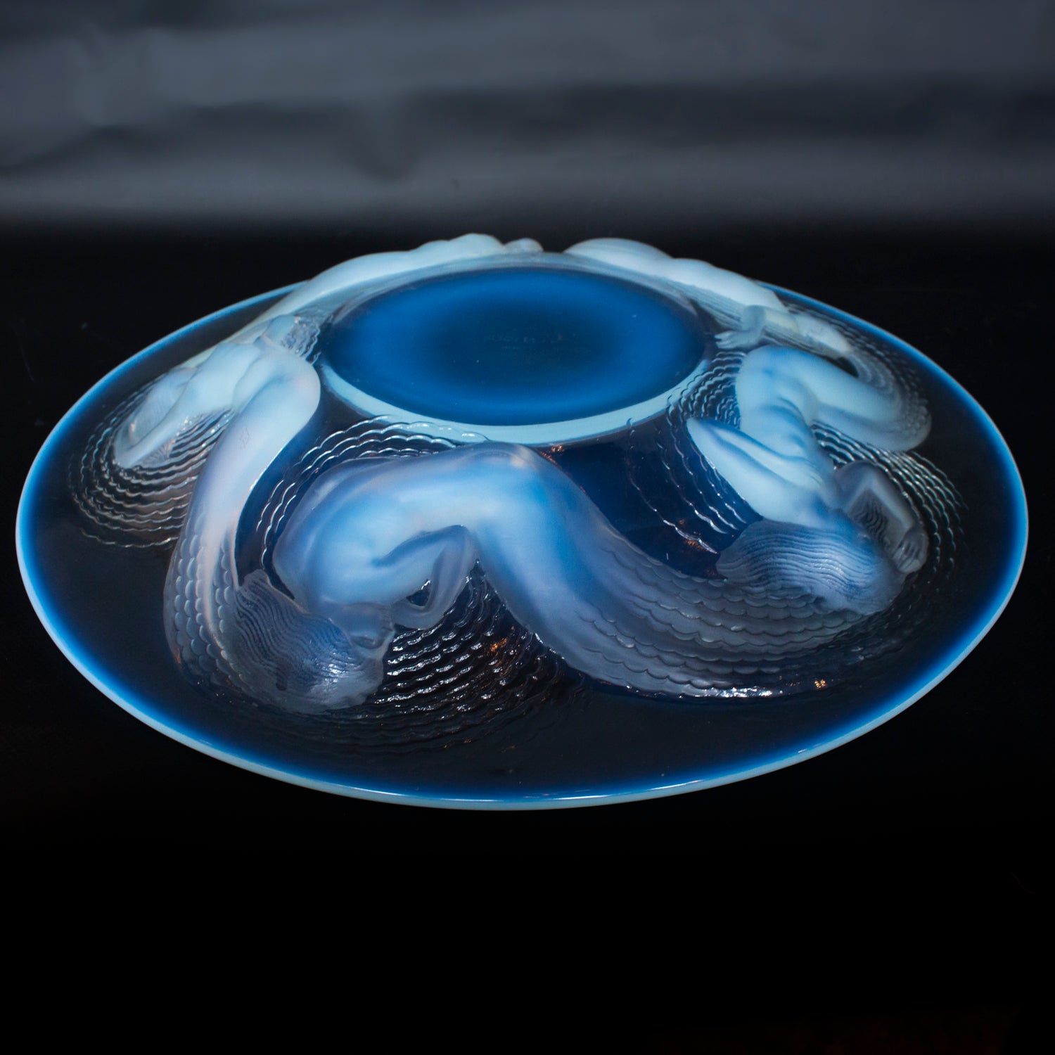 Calypso - Art Deco Glass Coupe Charger - René Lalique Glass - Jeroen Markies Art Deco
