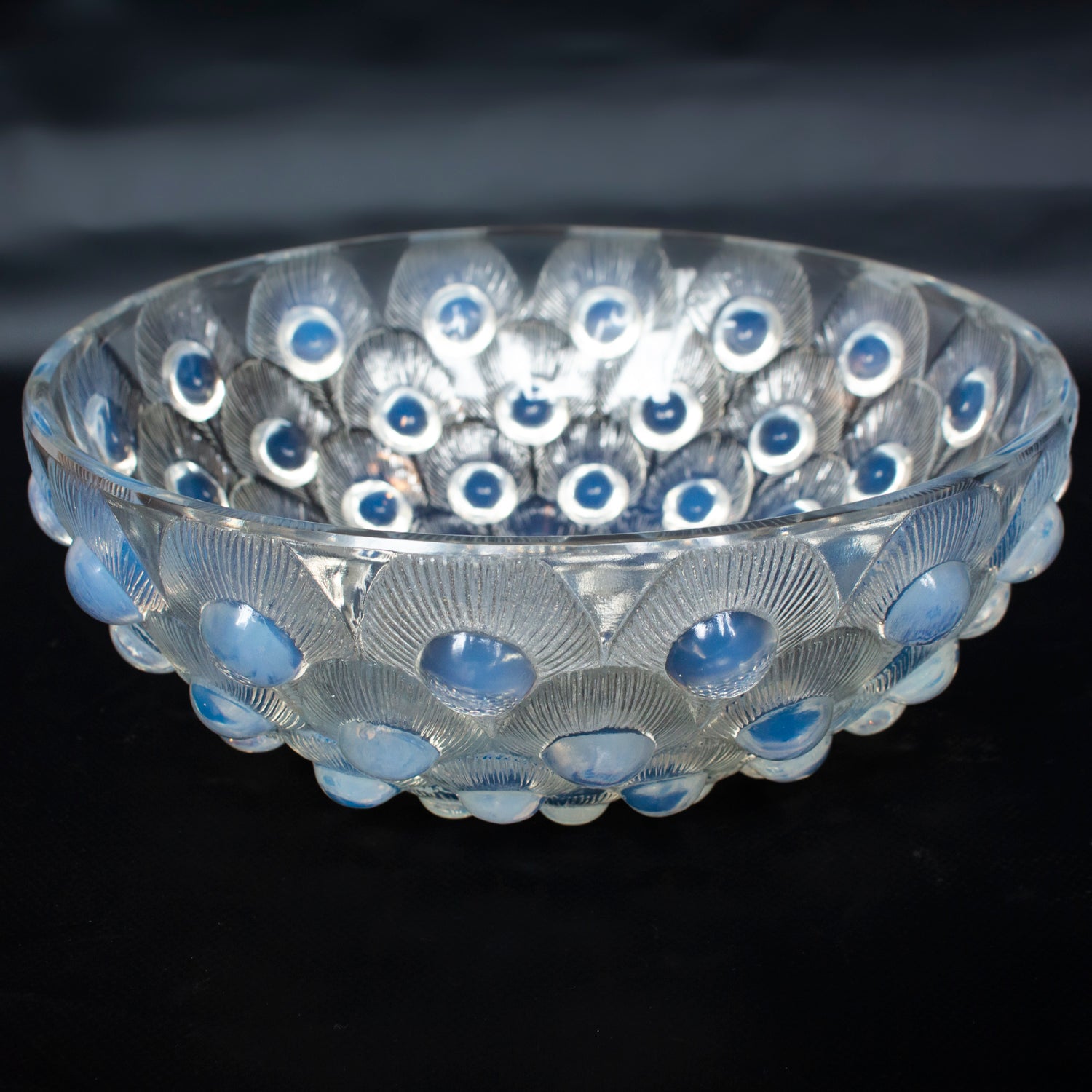 Plumes de Paon - Art Deco Glass Bowl - Rene Lalique Glass - Jeroen Markies Art Deco 
