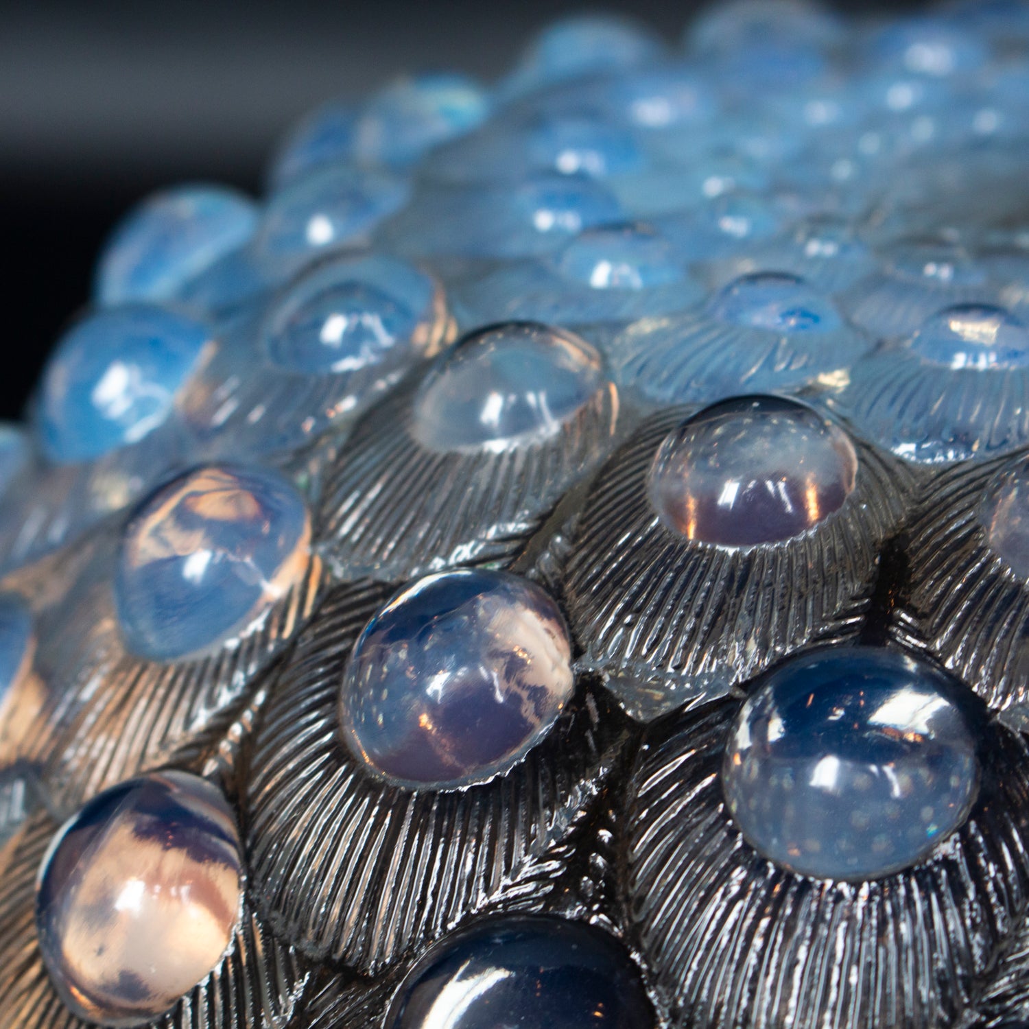 Plumes de Paon - Art Deco Glass Bowl - Rene Lalique Glass - Jeroen Markies Art Deco 