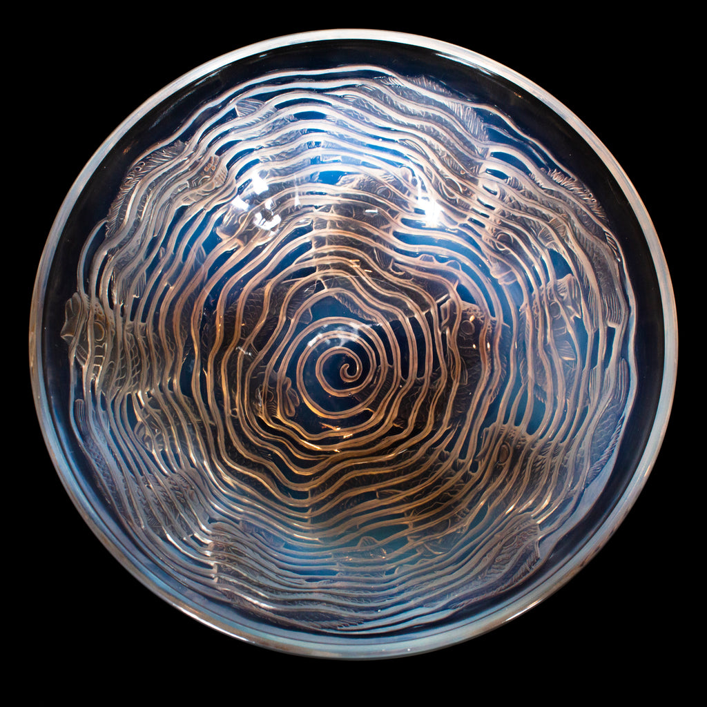 Dauphins - Art Deco Glass Bowl - René Lalique Glass - Jeroen Markies Art Deco