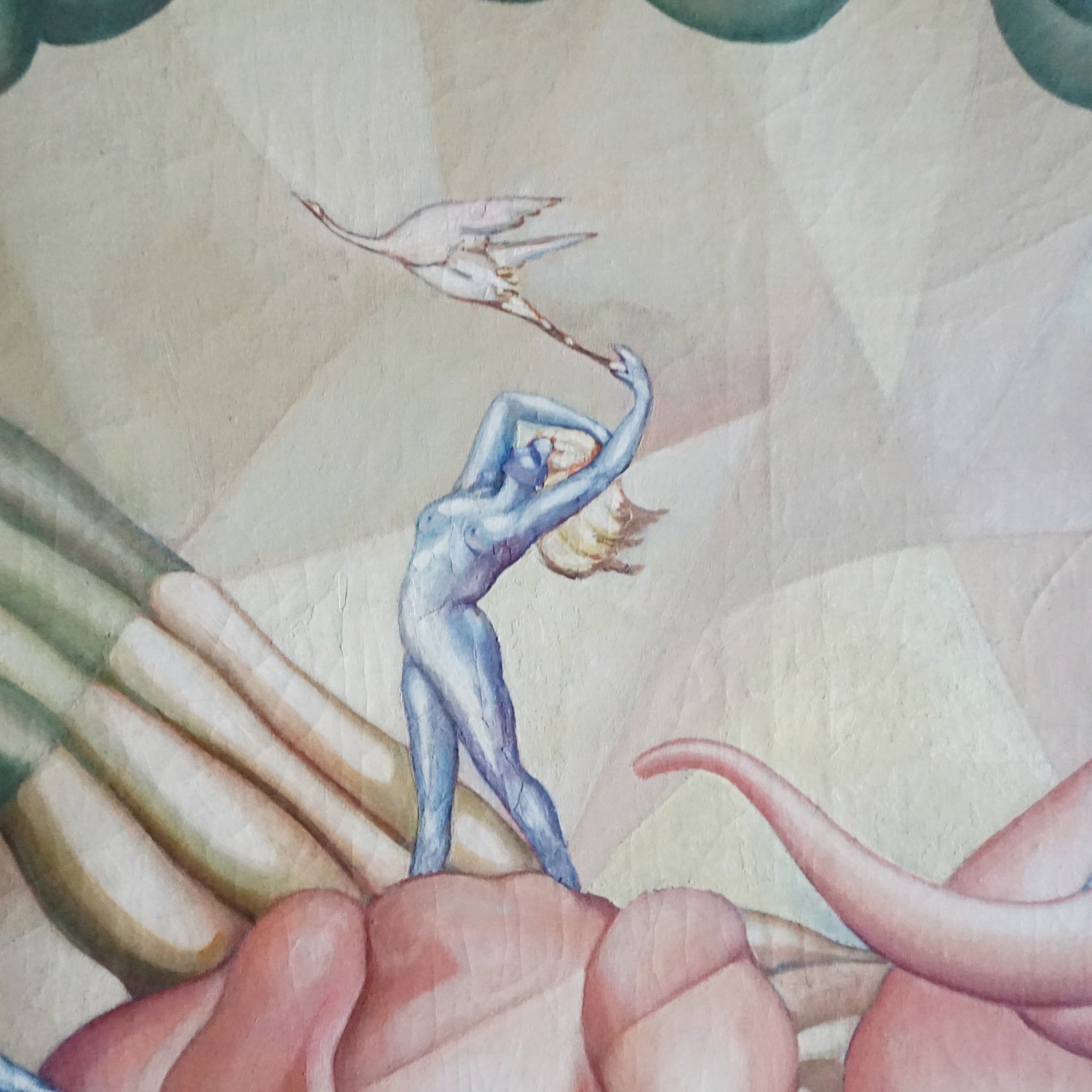 Roy MacNicol (1889-1970) Abstract Art Deco Oil on Canvas Painting - Jeroen Markies Art Deco