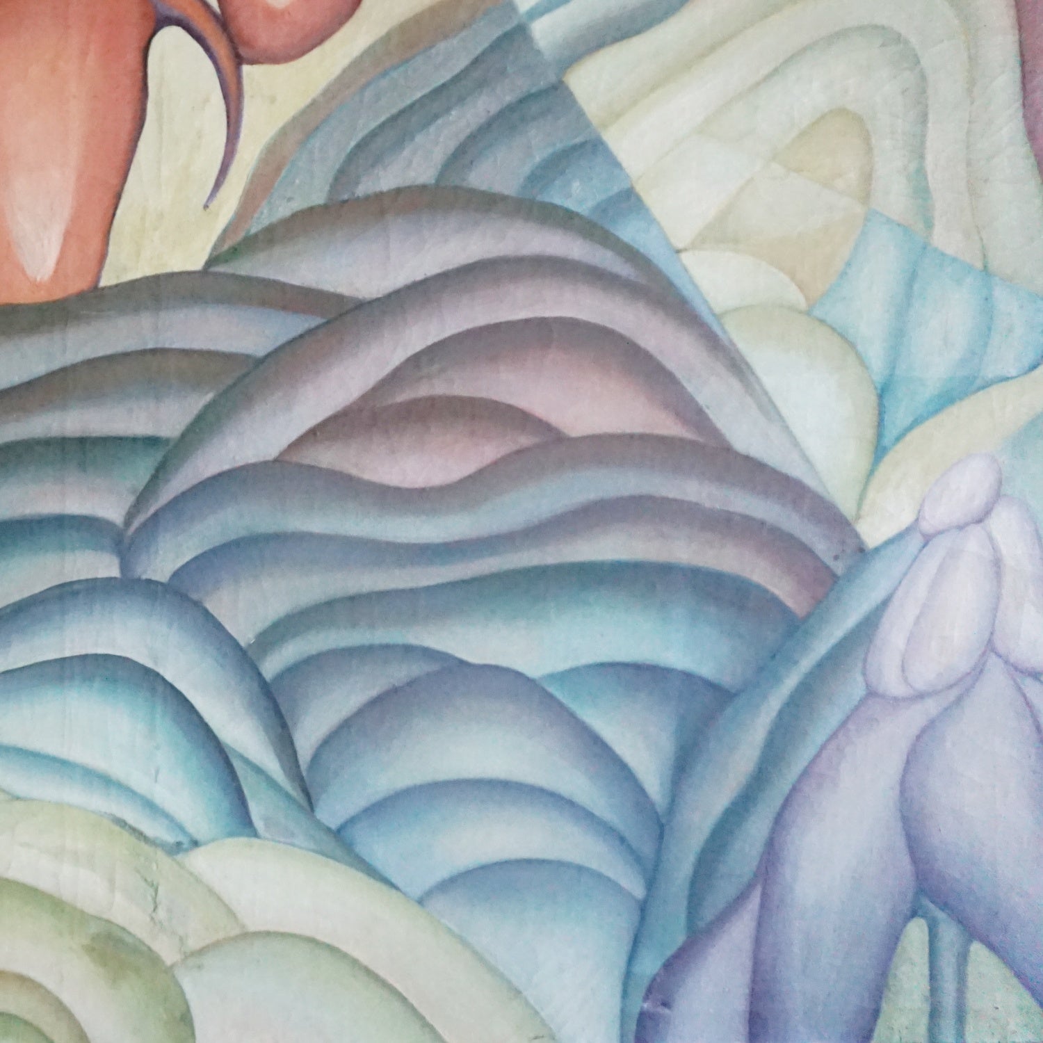 Roy MacNicol (1889-1970) Abstract Art Deco Oil on Canvas Painting - Jeroen Markies Art Deco