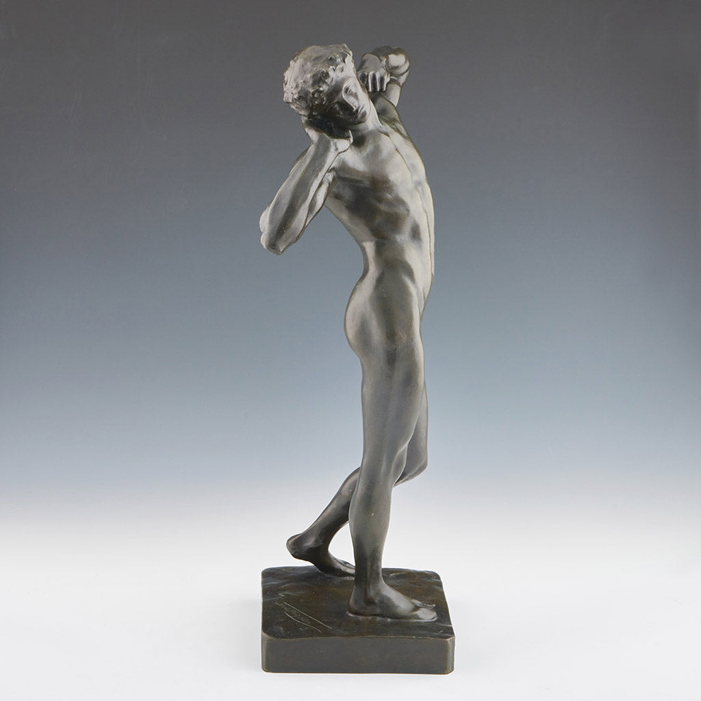 Frederic Lord Leighton The Sluggard - Vintage Bronze Sculpture - Jeroen Markies Art Deco