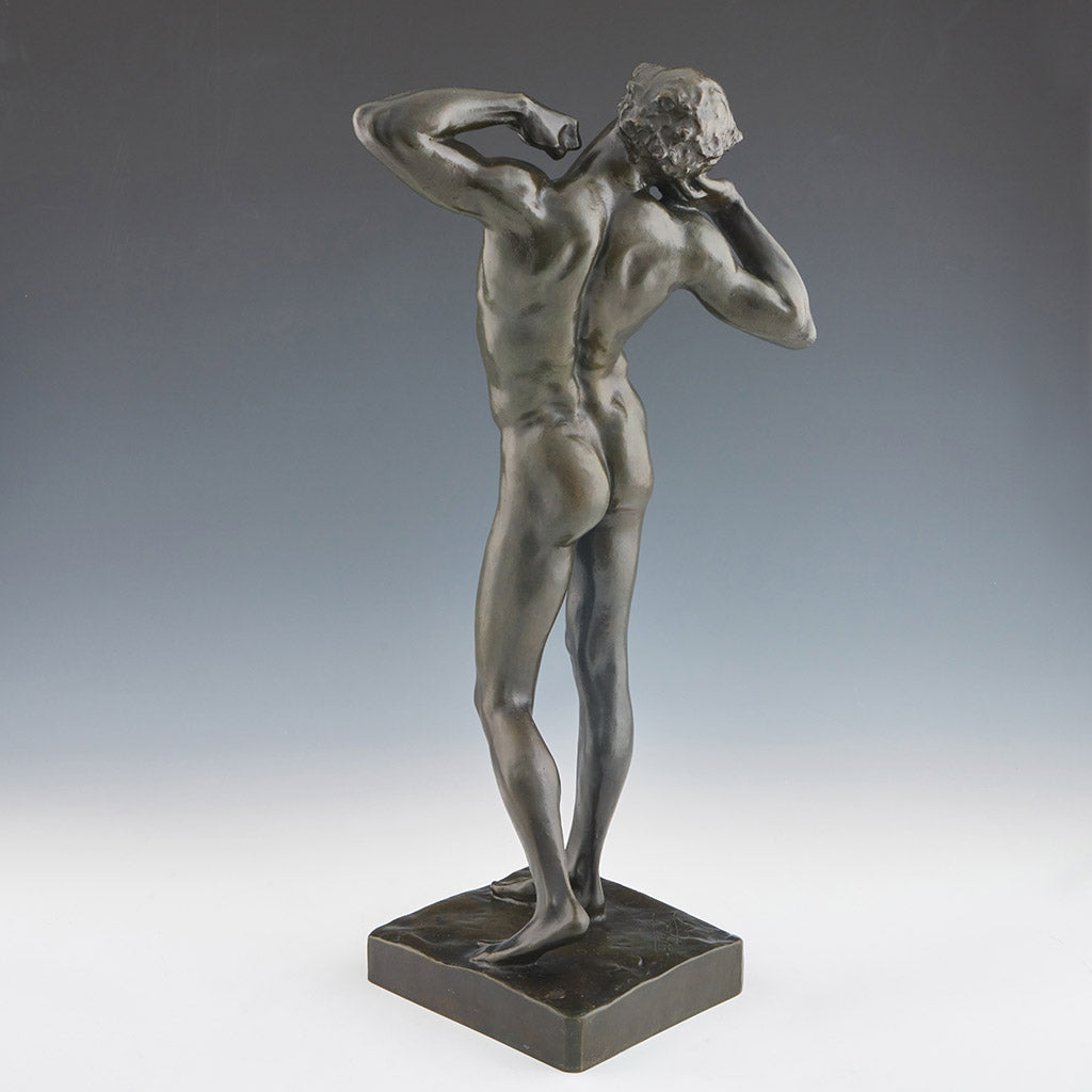 Frederic Lord Leighton The Sluggard - Vintage Bronze Sculpture - Jeroen Markies Art Deco