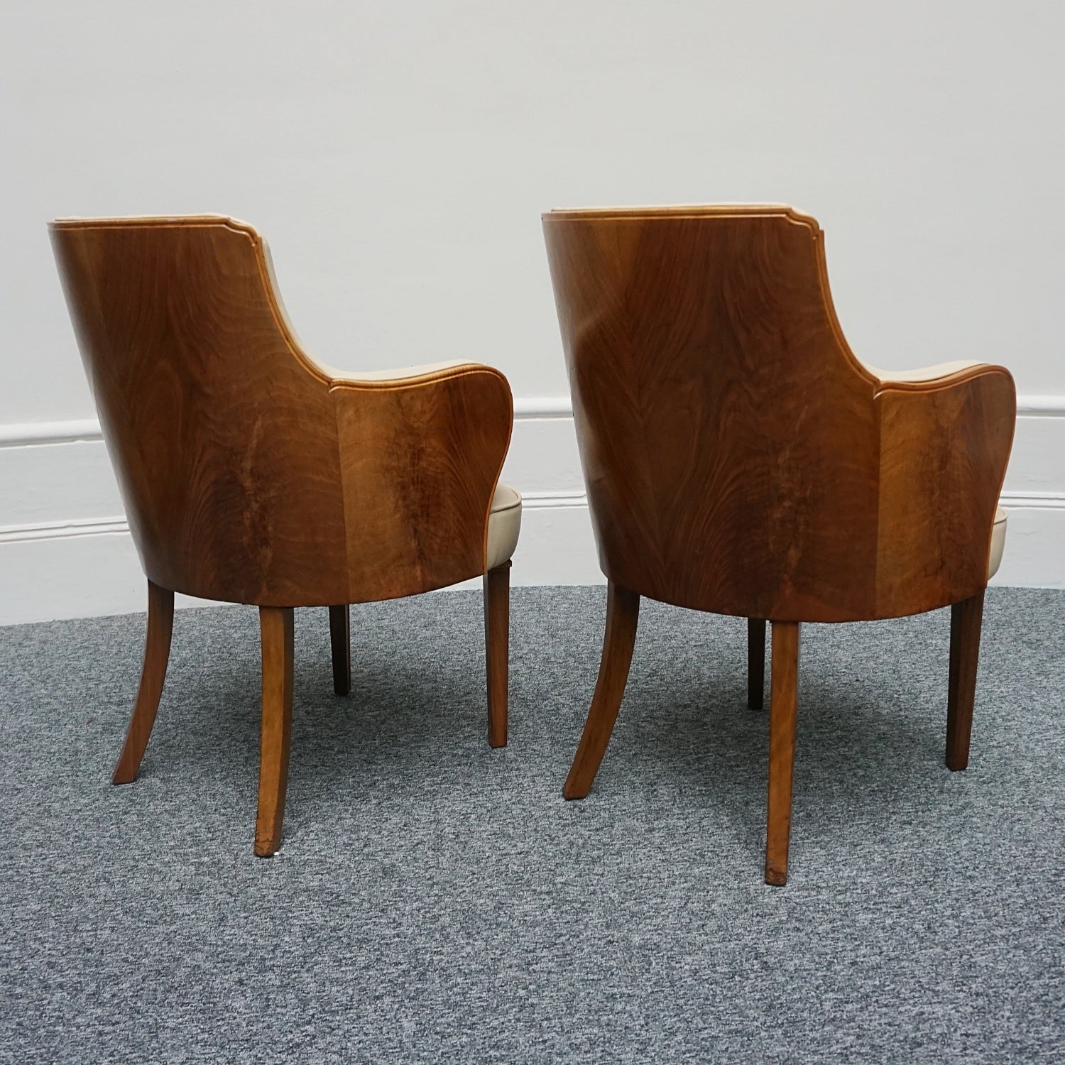 Original Pair of Art Deco Armchairs by Maurice Adams Circa 1930 - Jeroen Markies Art Deco