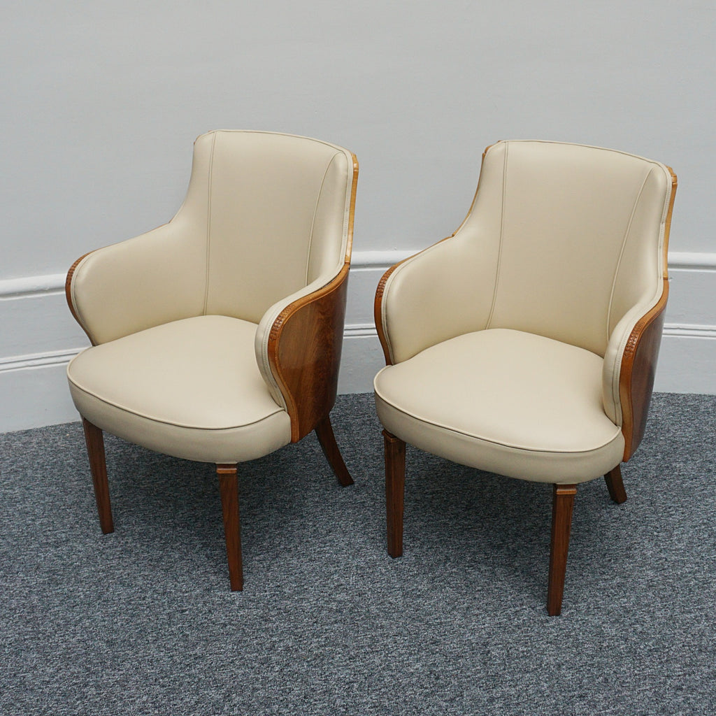 Original Pair of Art Deco Armchairs by Maurice Adams Circa 1930 - Jeroen Markies Art Deco