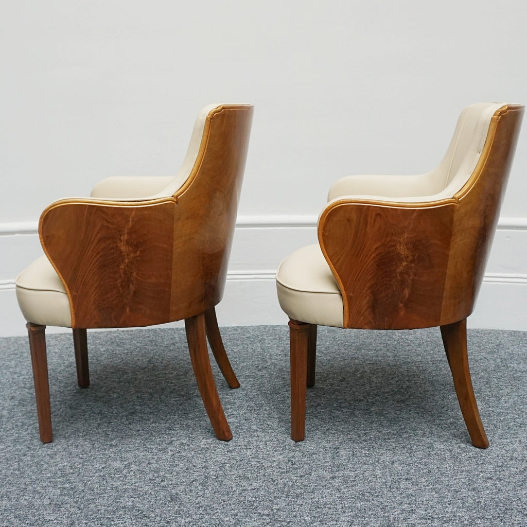Original Pair of Art Deco Armchairs by Maurice Adams Circa 1930 - Jeroen Markies Art Deco