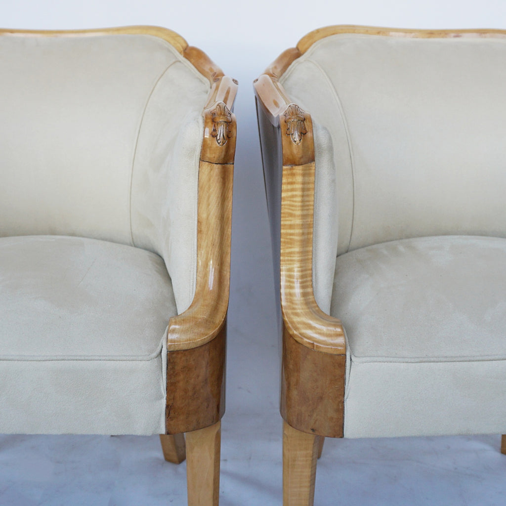 Vintage Pair of Art Deco Armchairs by Maurice Adams English 1930 - Jeroen Markies Art Deco