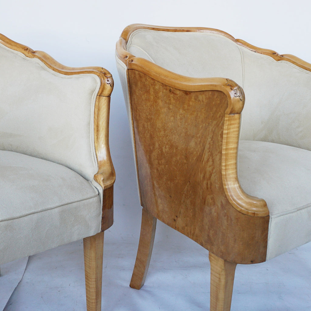 Vintage Pair of Art Deco Armchairs by Maurice Adams English 1930 - Jeroen Markies Art Deco