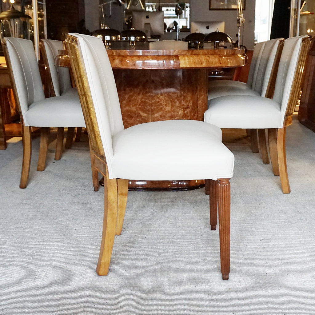 Art Deco 8 Seat Dining Suite by Maurice Adams English Circa 1935 - Jeroen Markies Art Deco 