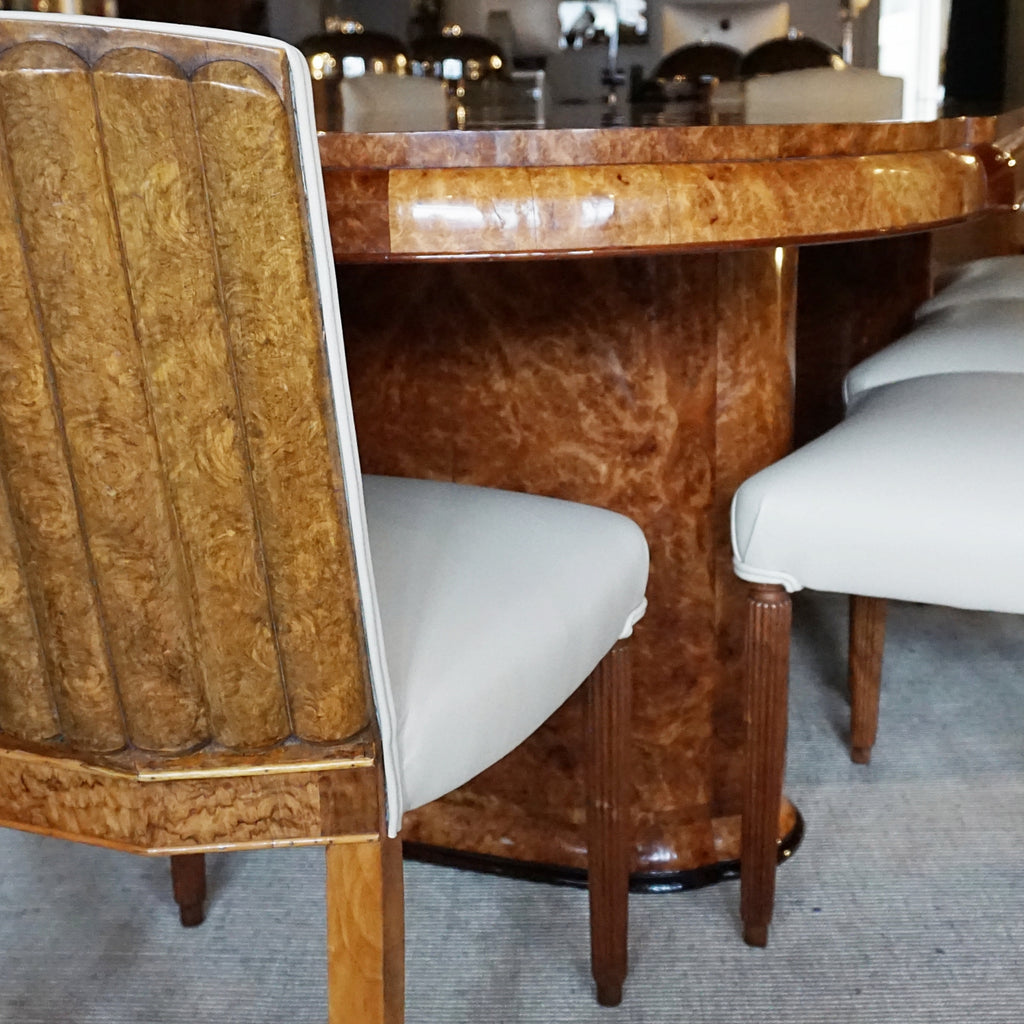 Art Deco 8 Seat Dining Suite by Maurice Adams English Circa 1935 - Jeroen Markies Art Deco 