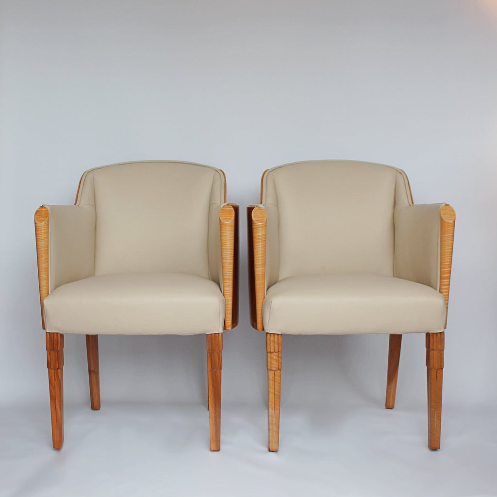 Maurice Adams Art Deco chairs