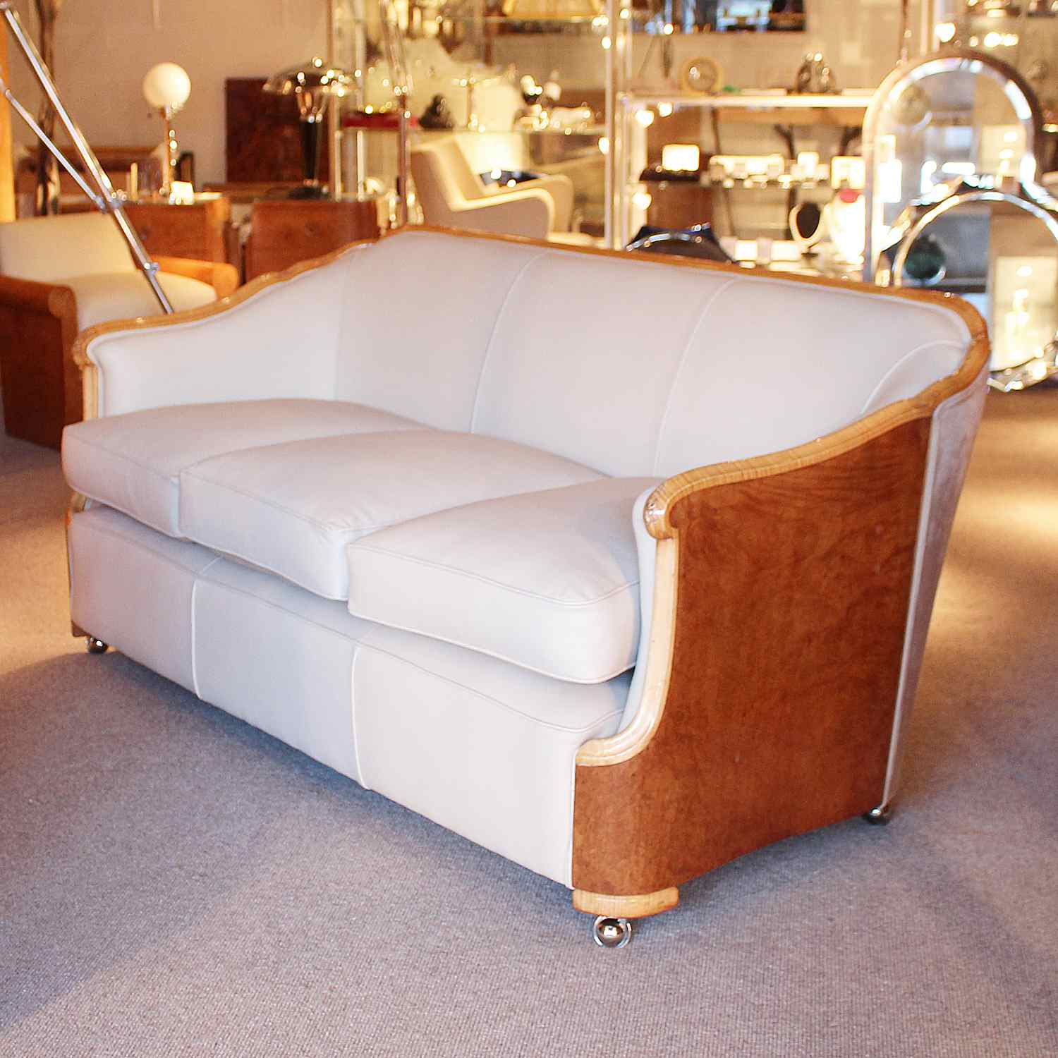 Maurice Adams Art Deco three piece suite circa 1930