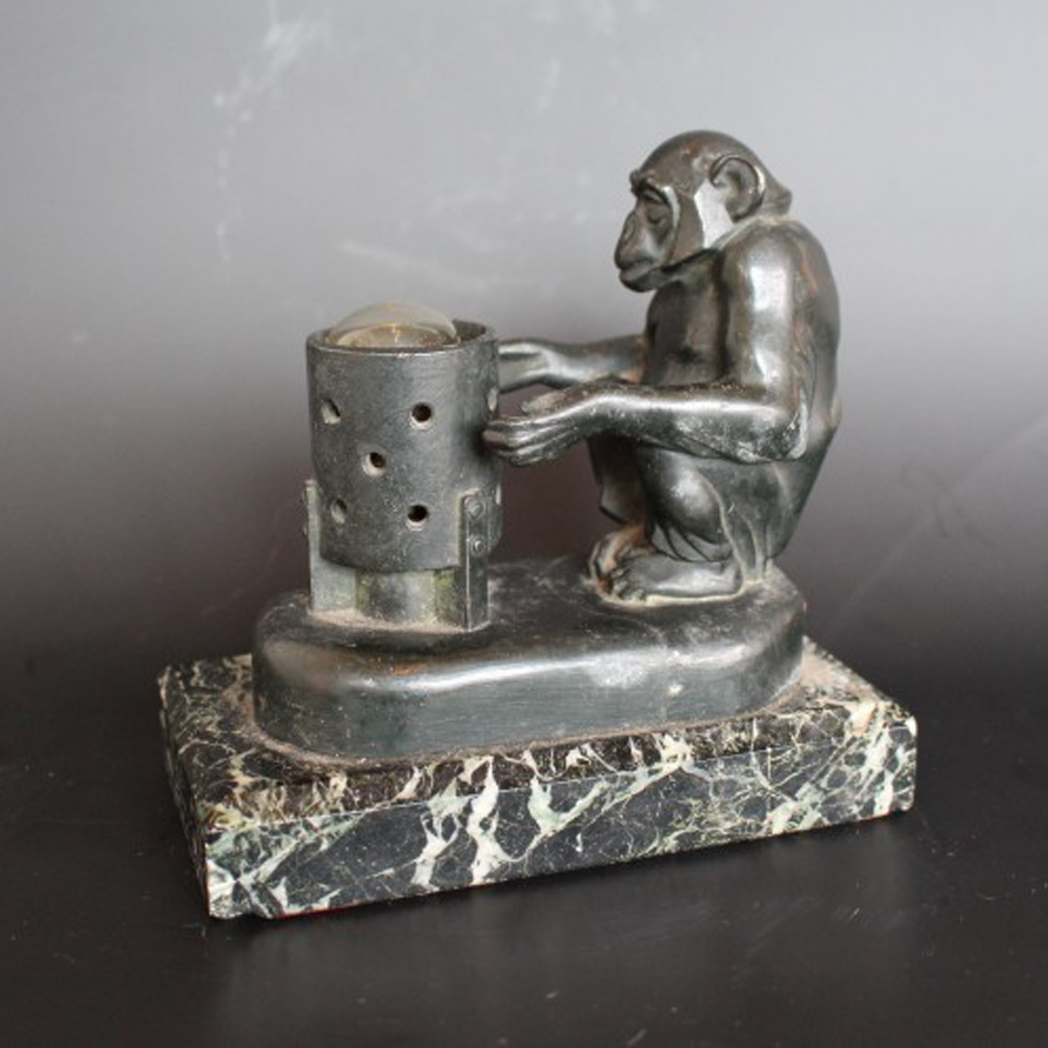 Max le Verrier Art Deco Lamp