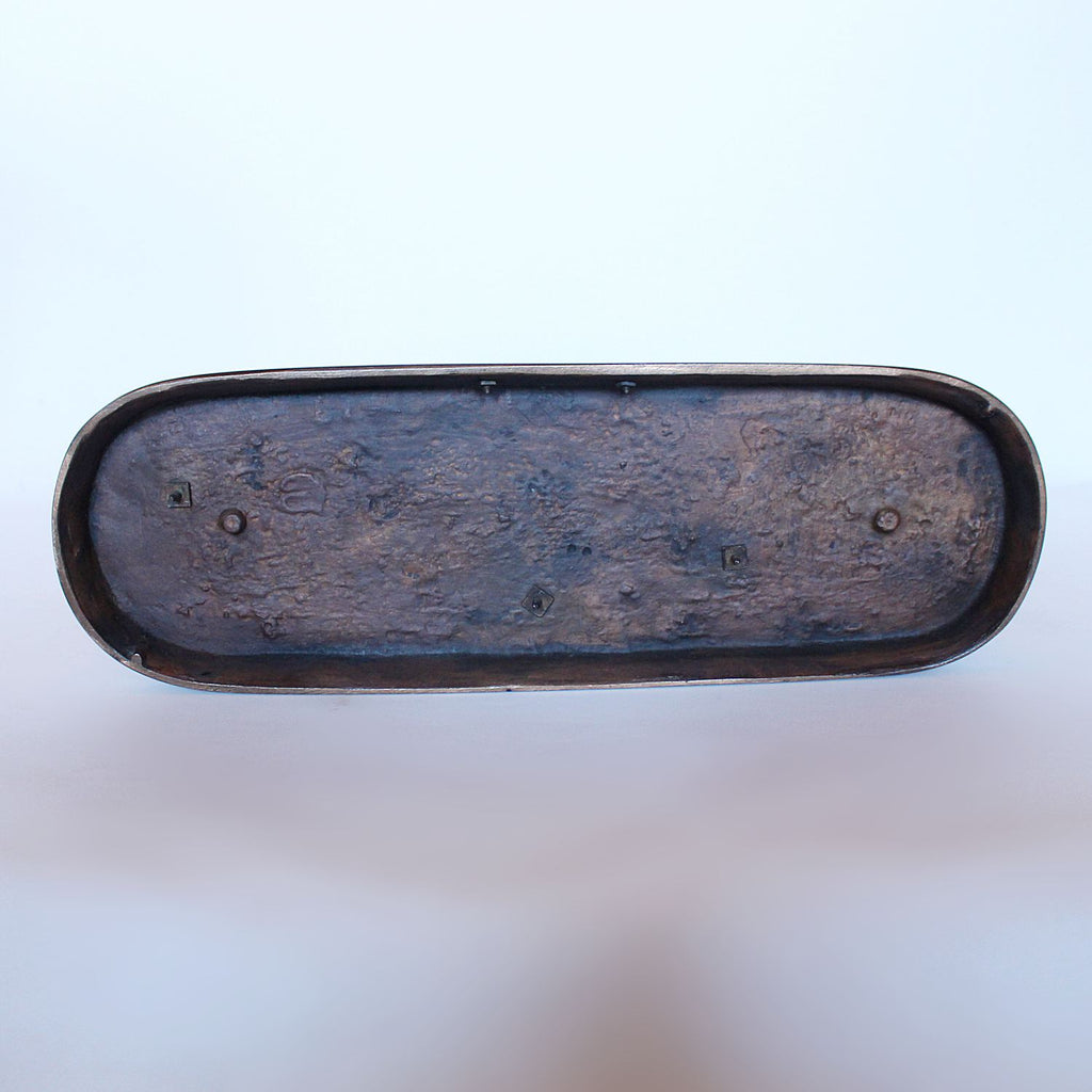 Vainqueur du Derby, a patinated bronze jockey on his horse by Pierre-Jules Mene at Jeroen Markies