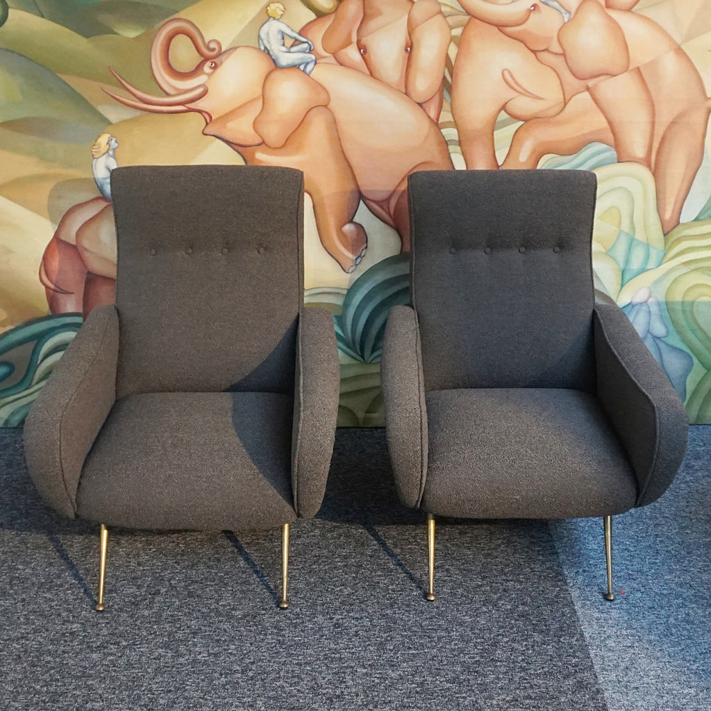 'Lady Chair' Marco Zanuso for Arflex Mid-Century Modernist Italian Armchairs - Jeroen Markies Art Deco