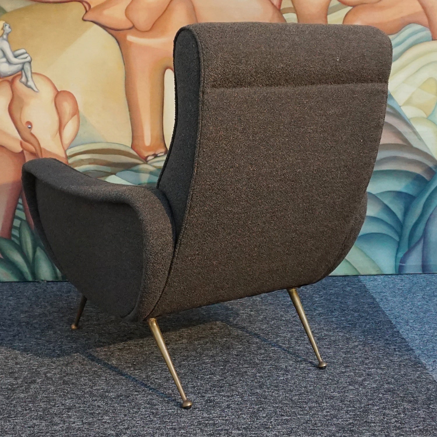 'Lady Chair' Marco Zanuso for Arflex Mid-Century Modernist Italian Armchairs - Jeroen Markies Art Deco