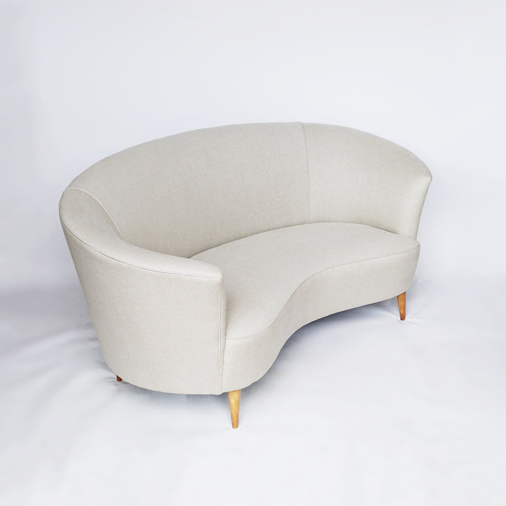 Mid Century Italian Sofa Attributed to Gio Ponti Jeroen Markies Art Deco