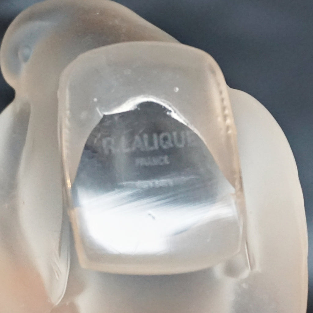 Moineau Coquet - Art Deco Glass Bird Paperweight - René Lalique Glass - Jeroen Markies Art Deco