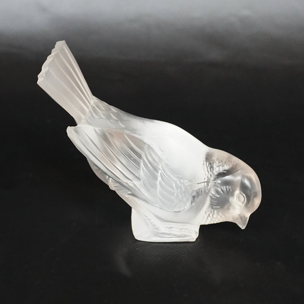 Art Deco Glass Paperweight 'Moineau Hardie' by René Lalique Glass - Jeroen Markies Art Deco