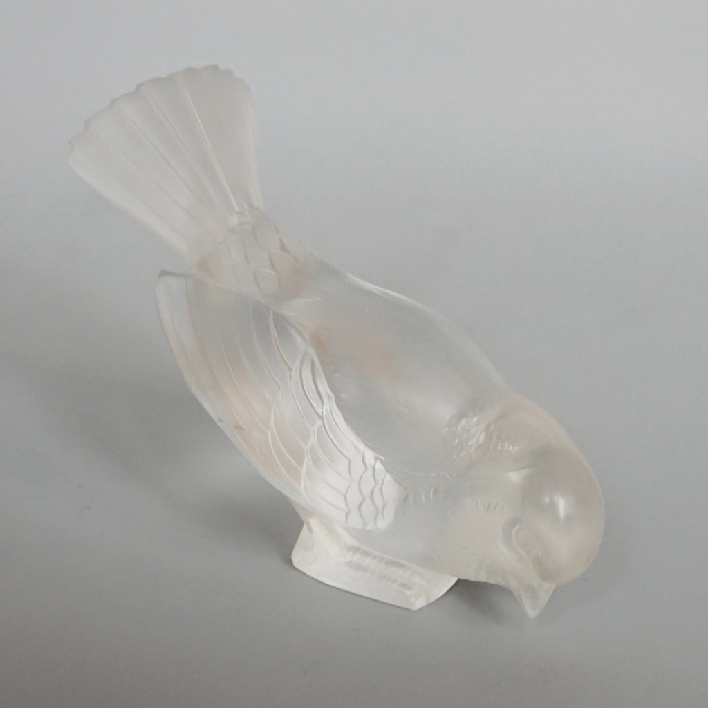 Art Deco Glass Paperweight 'Moineau Hardie' by René Lalique Glass - Jeroen Markies Art Deco