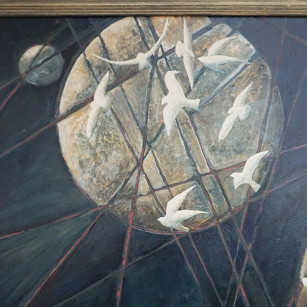'Moonlight' Contemporary Oil on Canvas Painting by vera Jefferson - Jeroen Markies Art Deco
