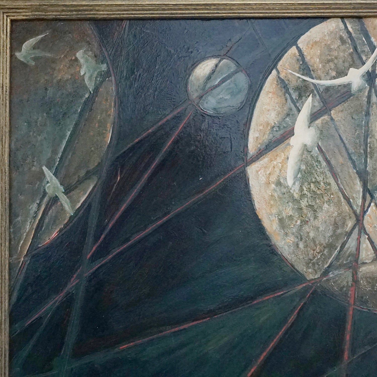 'Moonlight' Contemporary Oil on Canvas Painting by vera Jefferson - Jeroen Markies Art Deco