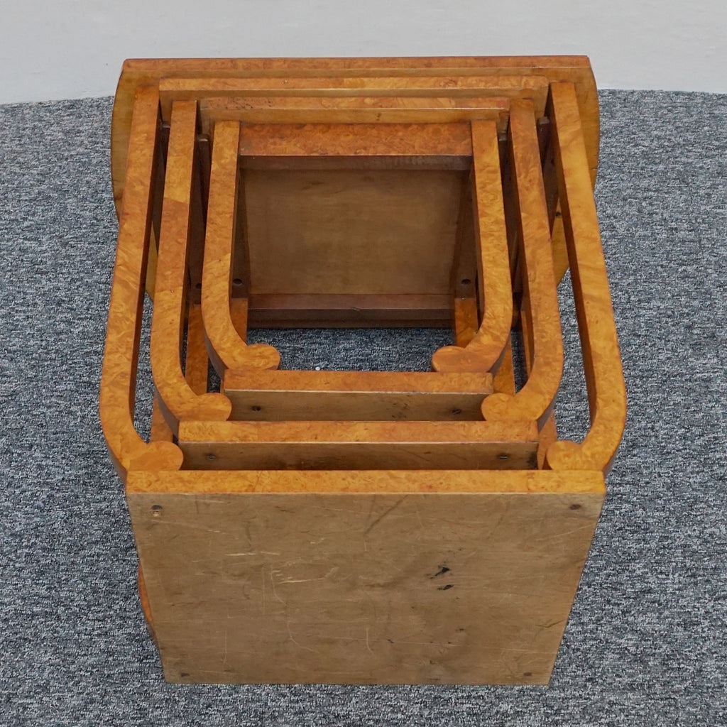 Vintage Art Deco Nest of Three Tables by Harry & Lou Epstein - Jeroen Markies Art Deco