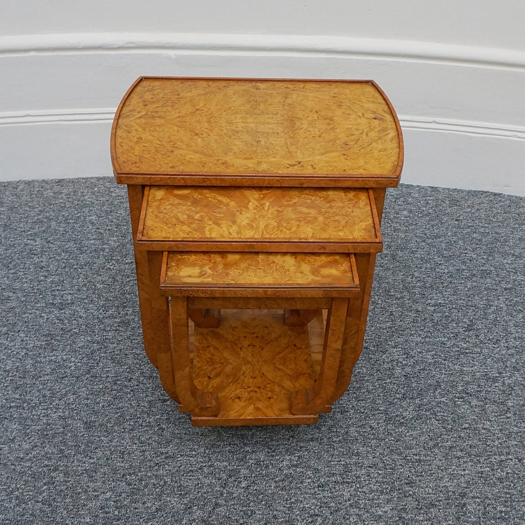 Vintage Art Deco Nest of Three Tables by Harry & Lou Epstein - Jeroen Markies Art Deco