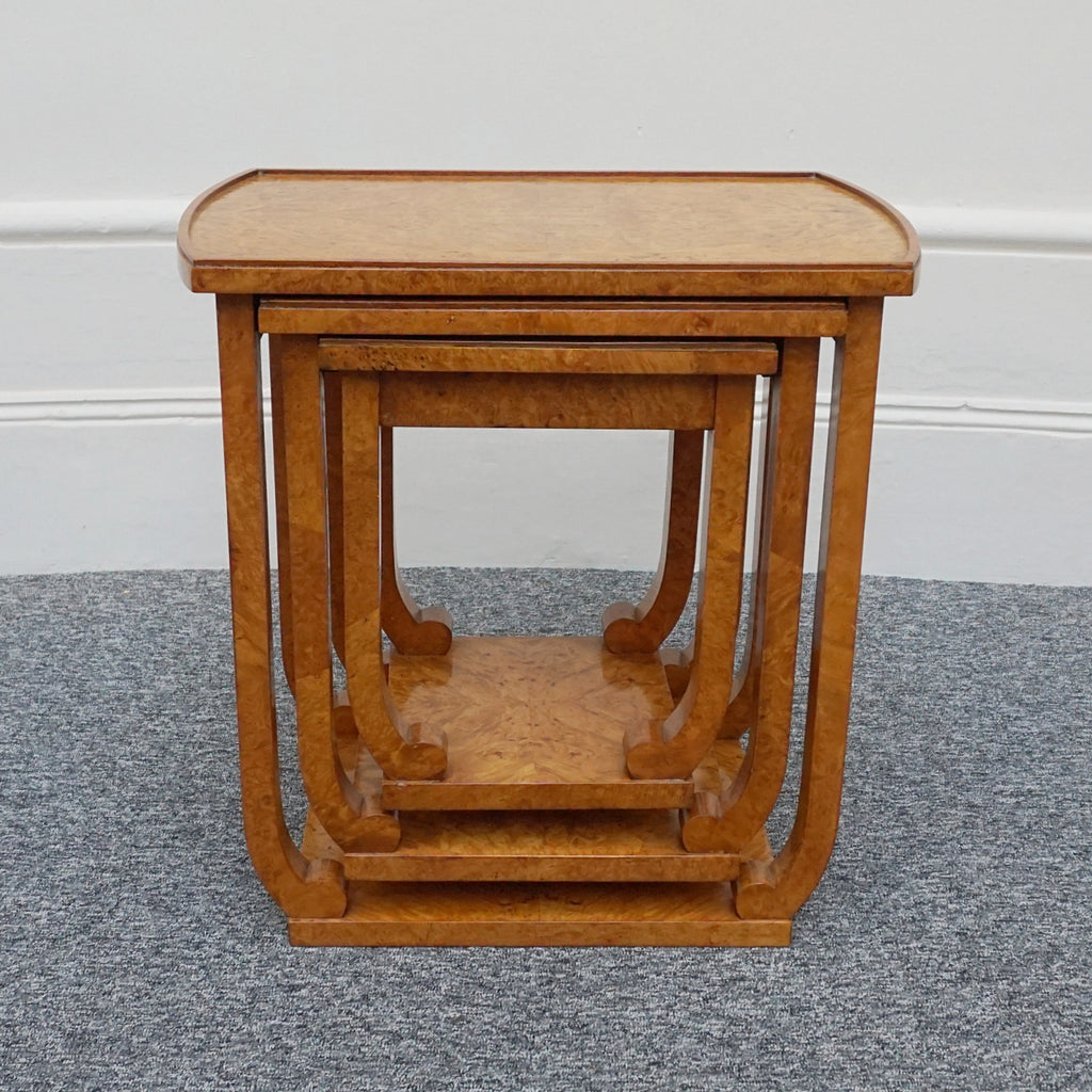 Vintage Art Deco Nest of Three Tables by Harry & Lou Epstein - Jeroen Markies Art Deco