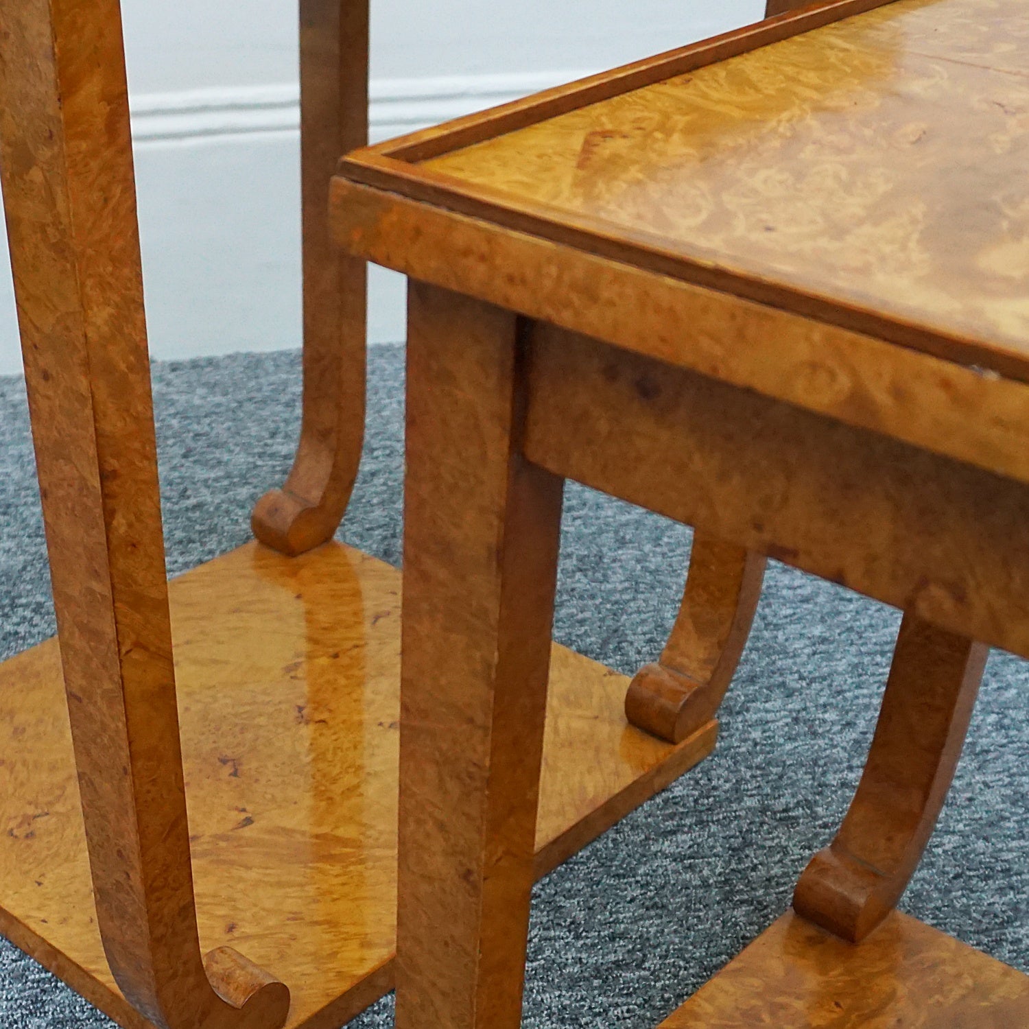 Vintage Art Deco Nest of Three Tables by Harry & Lou Epstein - Jeroen Markies Art Deco