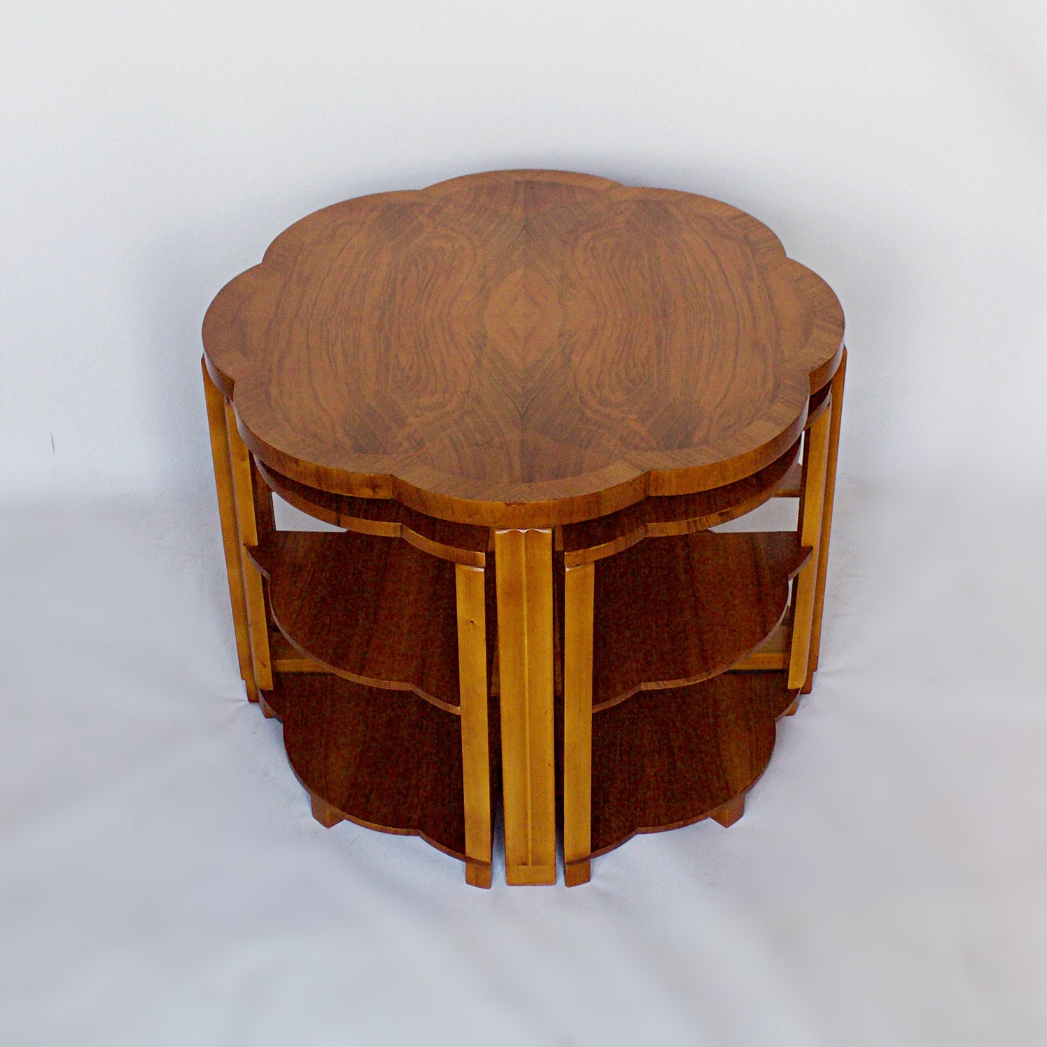 Art Deco Nest of Tables by Harry & Lou Epstein - Art Deco Coffee Tables -  Jeroen Markies Art Deco