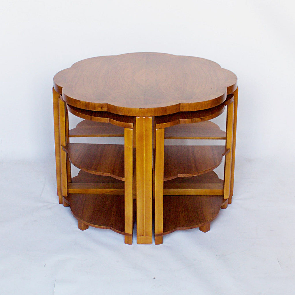 Art Deco Nest of Tables by Harry & Lou Epstein - Art Deco Coffee Tables -  Jeroen Markies Art Deco