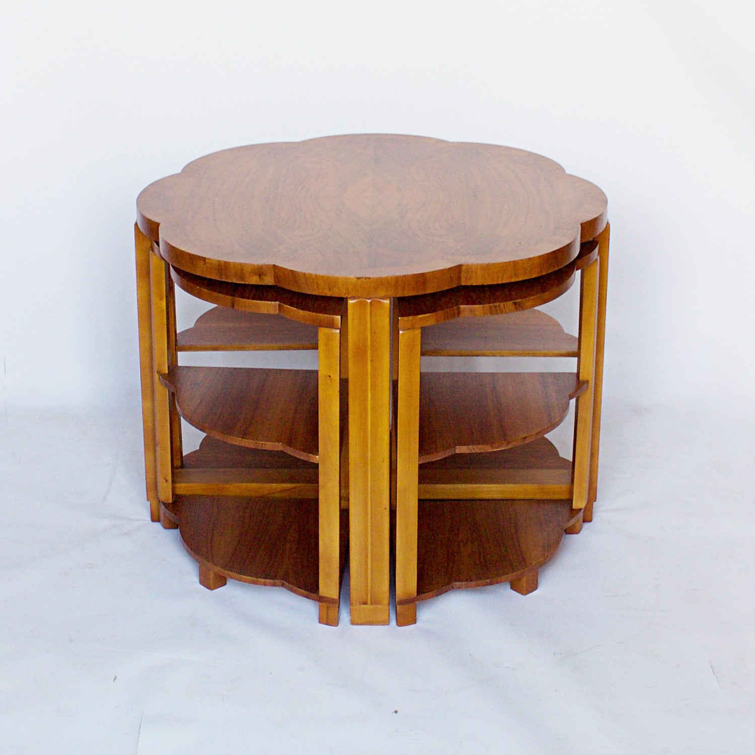 Art Deco Nest of Tables by Harry & Lou Epstein - Art Deco Coffee Tables -  Jeroen Markies Art Deco