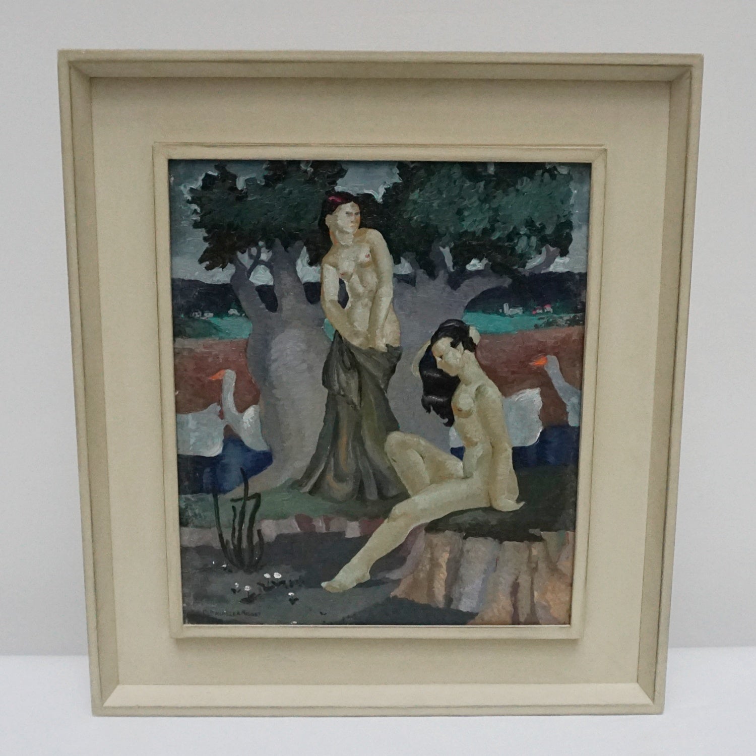 Christine Bacheler Nisbet Oil on Board Painting - Art Deco Art- Paintings - Jeroen Markies Art Deco