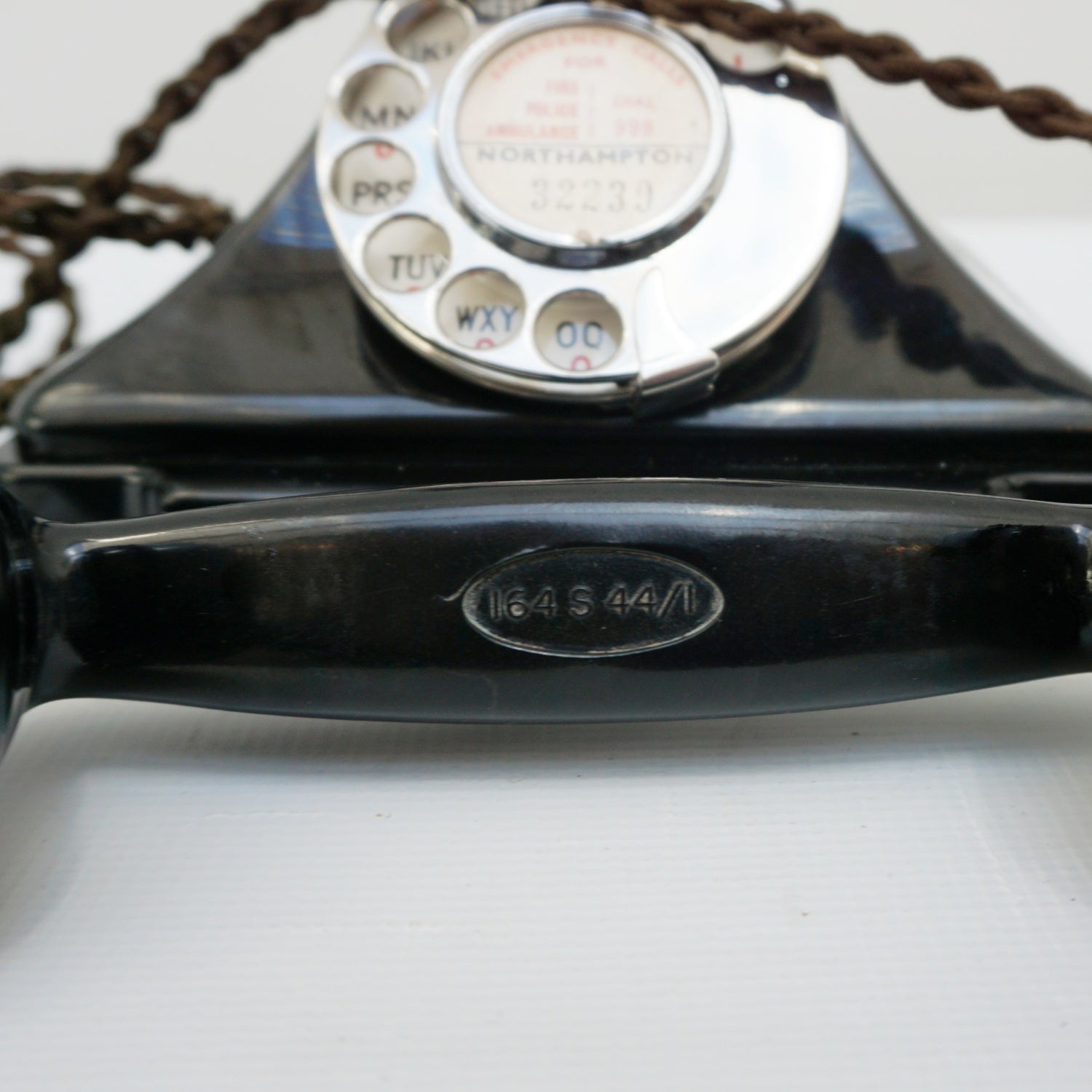 Original GPO Model 232L Black Bakelite Telephone - Jeroen Markies Art Deco