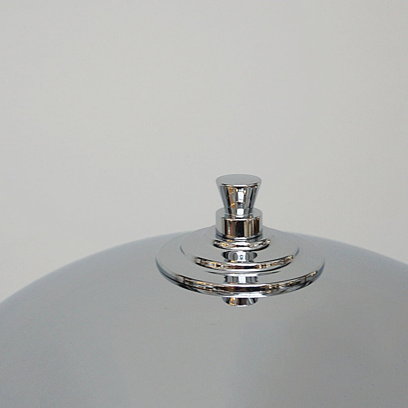 Dome Lamps - Reeded Brown and Ivory Bakelite Stem - Jeroen Markies Art Deco